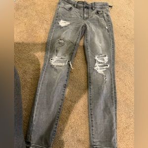 American Eagle Next Level Stretch Jeans - Size 6 Short - Gray